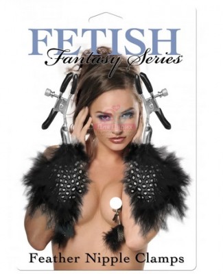 Зажимы для сосков с перышками