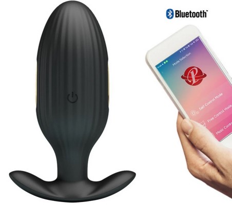 Анальная пробка с электростимуляцией и с управлением смартфоном Pretty Love Jefferson