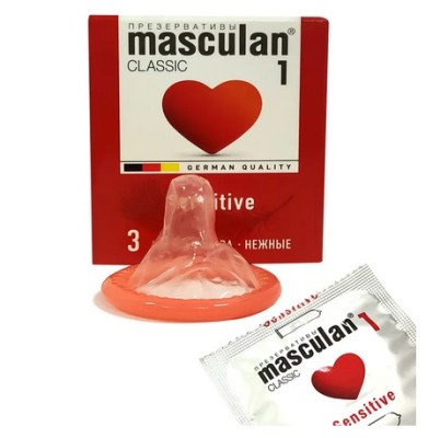 Презервативы Masculan Sensitive нежные (1 упак.)