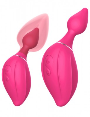 Анальный вибратор с увеличением размера