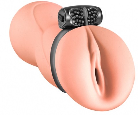 Мастурбатор с вибро-кольцом "Satisfaction Magazine Медсестра"