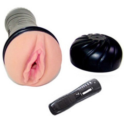 Мастурбатор-вагина в футляре фонарика "Лолита", с вибрацией