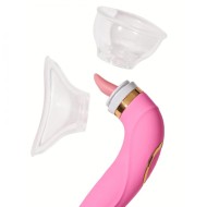 Вибратор 2 в 1 для точки G и имитатор оральных ласк "Licking Appliance"