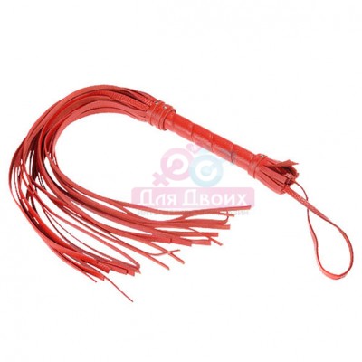 Плеть из натуральной кожи, красная