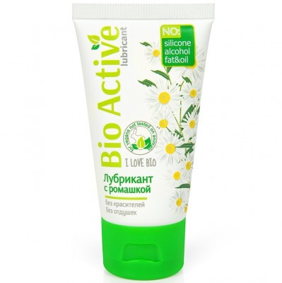 Лубрикант BIO ACTIVE с ромашкой и Д-пантенолом (50 мл)
